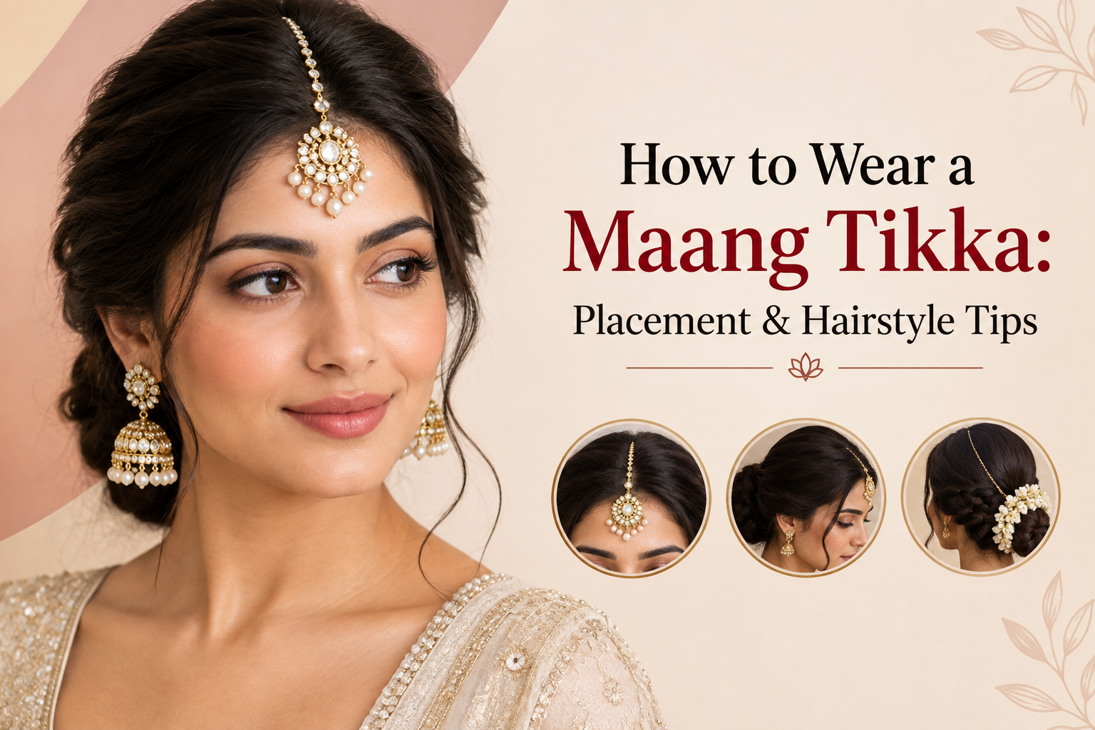 How to Wear a Maang Tikka: Placement & Hairstyle Tips